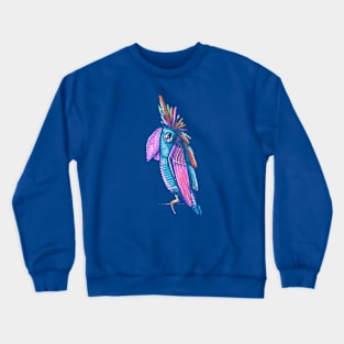 Crayon Cockatoo Crewneck Sweatshirt